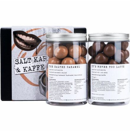 Lakritspresentbox med Salt Karamell & Kaffe Latte - Haupt Lakrits