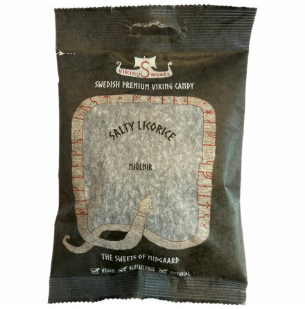 Salty Licorice Mjlnir  saltlakrits  Viking Sweets