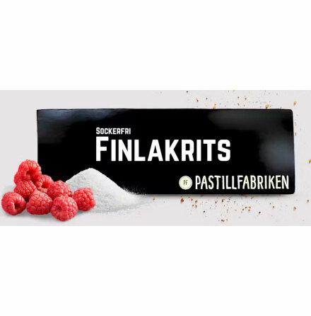 Sockerfri finlakrits  Salmiak chilli, mega salt, salty raspberry - Pastillfabriken