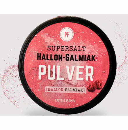 Supersalt hallon & salmiakpulver - Pastillfabriken