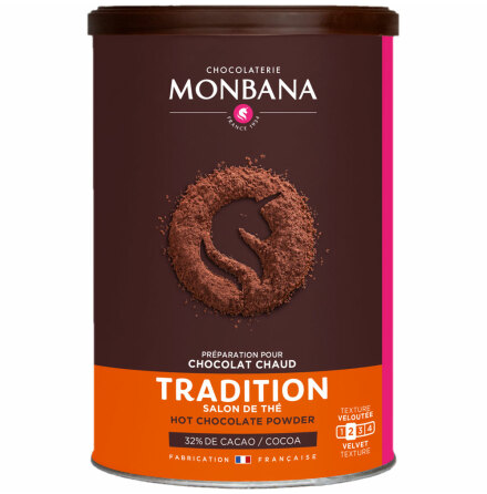 Chokladpulver "Tradition - Salon de Th"  MONBANA Chocolate