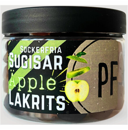 Sockerfria Sugisar pple Saltlakrits MIX - Pastillfabriken