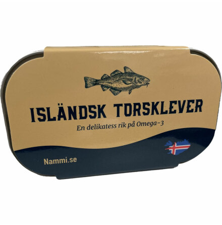  Islndsk naturell torsklever - Nammi
