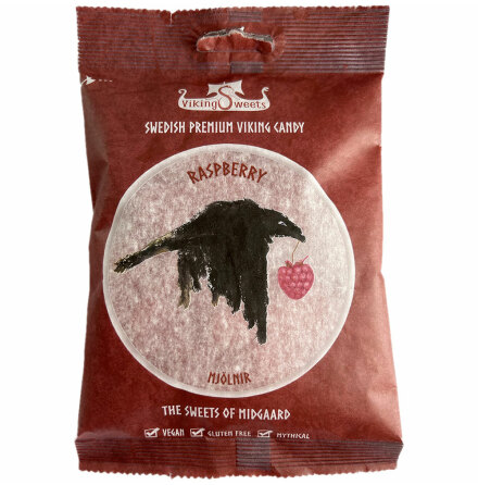 Raspberry Mjlnir - Hallon  Viking Sweets