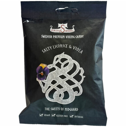 Salty Liqourice & Viola / saltlakrits & viol - Viking Sweets