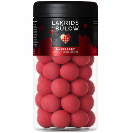 Crispy raspberry 2025 - stlakrits, vit choklad, hallon krispigt sockerskal  Lakrids by Blow