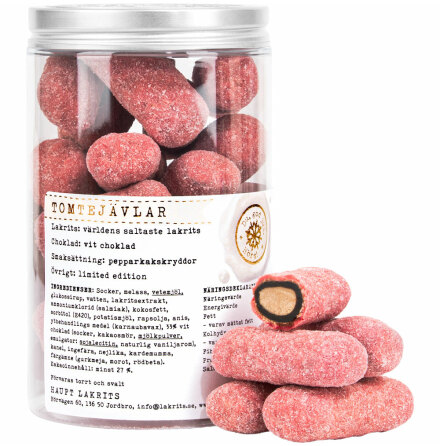 Tomtejvlar - lakrits, salmiaklakrits och pepparkakskryddor - Haupt Lakrits 