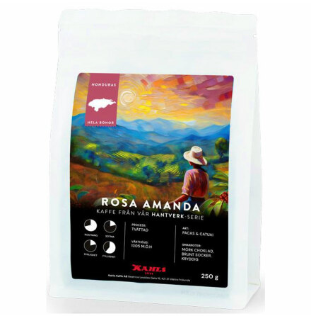Hela bönor Rosa Amanda kaffe - Kahls