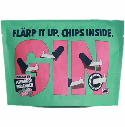 Gin chips - pepparot & koriander - Ö-Chips