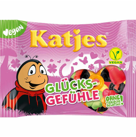 Glcksgefhle/Glada knslor - fruktgummi och lakrits - Katjes