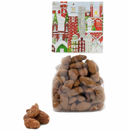 Brnda mandlar med lakritspulver  Lakritsfabriken Ramlsa