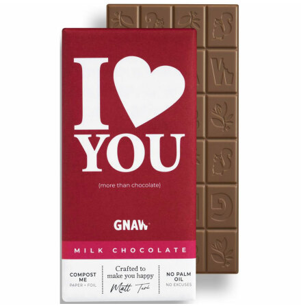 I love you � mj�lkchoklad - Gnaw