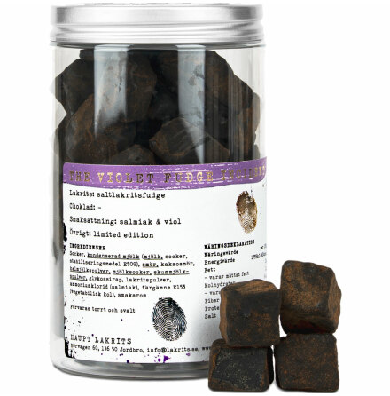 The Violet Fudge Incident � Sm�rfudge, lakrits, salmiak & viol � Haupt Lakrits