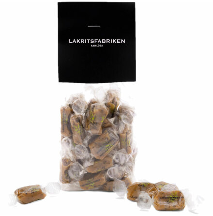 Saltlakritskola med viol � Lakritsfabriken Raml�sa