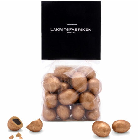 Chokladdragerad lakrits med smak av dulce de leche � Lakritsfabriken Raml�sa