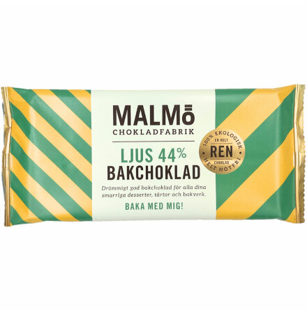 Ljus 44 % bakchoklad � Malm� Chokladfabrik