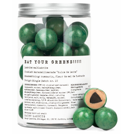 Eat your greens � saltlakrits, dulce de leche, rosmarin & fleur de sel de Gu�rande - Haupt Lakrits 
