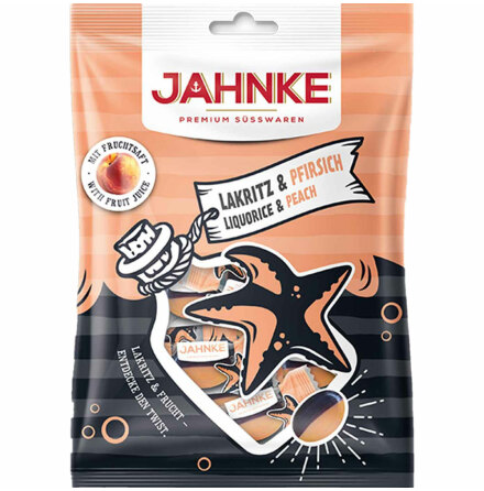 Glutenfria karameller  med lakrits- & persikosmak - Janke