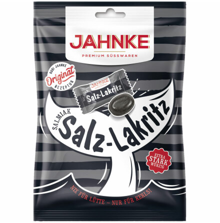 Glutenfria karameller salmiak saltlakrits - Jahnke