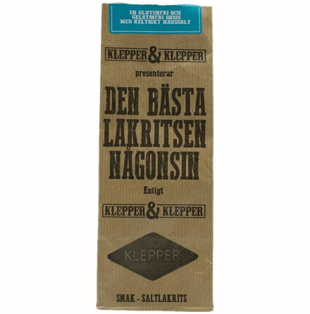 Glutenfri saltlakrits � Klepper & Klepper