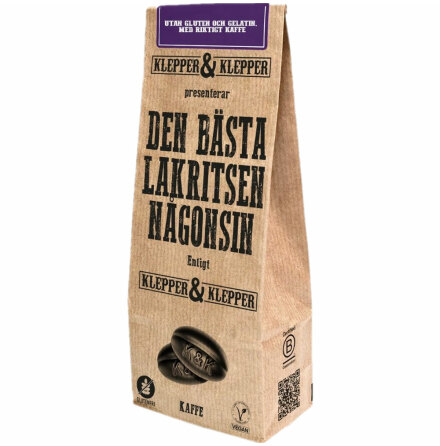 Glutenfri lakrits med kaffesmak - Klepper & Klepper