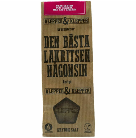 Glutenfri kryddig saltlakrits - Klepper & Klepper