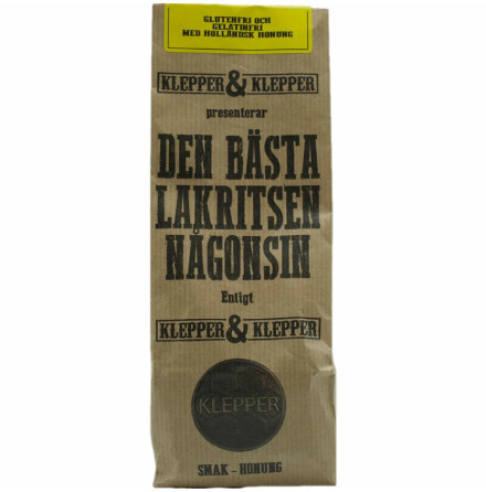 Glutenfri lakrits med smak av honung - Klepper & Klepper