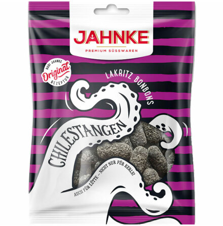 Glutenfria lakritskarameller �Chilestangen� Jahnke