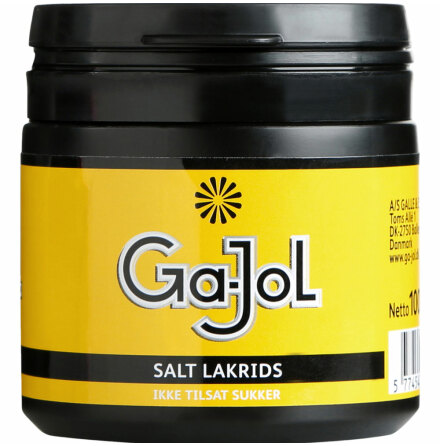 Sockerfria saltlakritspastiller � Ga-jol