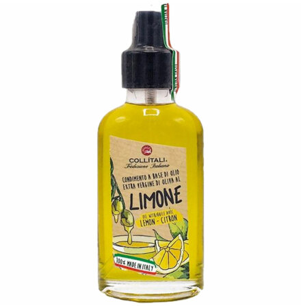 Extra virgin olivolja smaksatt med citron i praktisk sprayflaska - La Collina Toscana