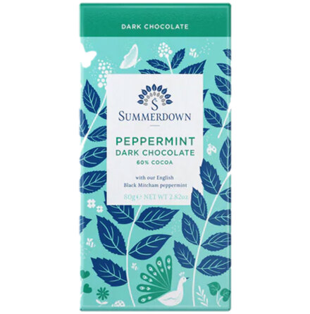 Pepparmint m�rk choklad med pepparmynta Black Mitcham Peppermint � Summerdown