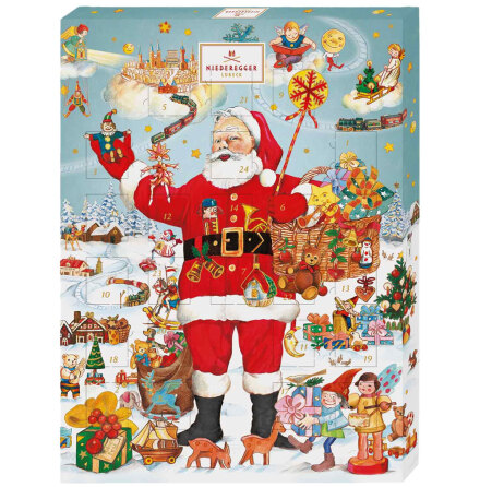Marsipankalender / adventskalender - tomtekalender 2026 � Niederegger