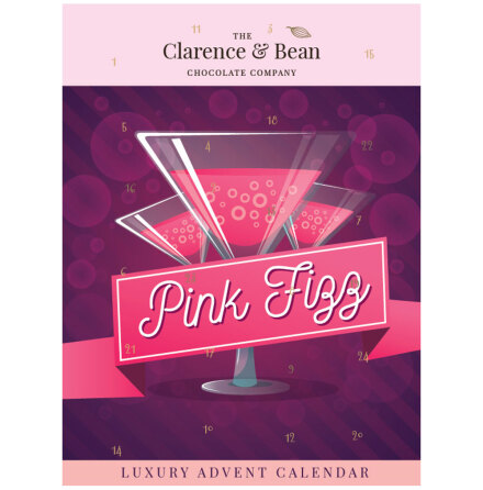 Chokladkalender / adventskalender Pink Fizz - House of Fudge