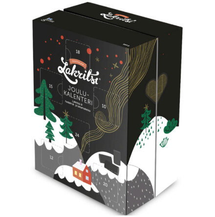 Lakritskalender / adventskalender - Kouvolan Lakritsi