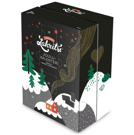 Lakritskalender / adventskalender (mj�lkfri) - Kouvolan Lakritsi