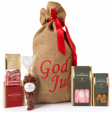 Mathildas Juls�ck, twistremmar, �pplekaneltryffllar, br�nda mandlar, skumtomtar & pepperkaksfudge - Sockerbageriet