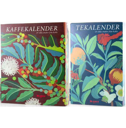 Kaffeadventskalender / kaffekalender + teadventskalender / tekalender - 2026 - Kahls